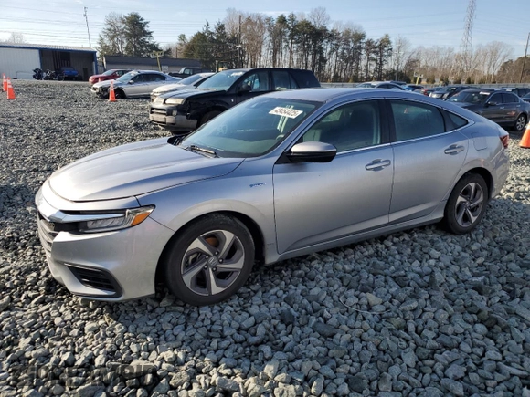 2019 Honda Insight EX with VIN 19XZE4F52KE003687, listed as a Copart auction lot 43454425 with 107,831 mi miles and Salvage Title. Bid and sale history available at carsss.com. Image 1.