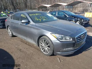 2017 Genesis G80 5.0L Ultimate with VIN KMHGN4JF6HU173239, listed as a IAAI auction lot 41431822 with 140,552 mi miles. Bid and sale history available at carsss.com. Image 1.