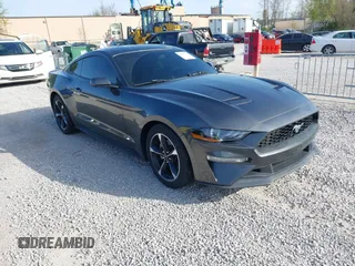 2019 Ford Mustang EcoBoost z VIN 1FA6P8TH9K5201378, wystawiony jako IAAI lot #41975711 z przebiegiem 46 945 mil mil oraz . Historia ofert i sprzedaży dostępna na DreamBid. Obrazek 1.