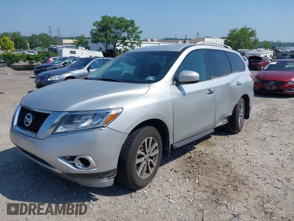 2014 Nissan Pathfinder S z VIN 5N1AR2MM6EC718091, wystawiony jako IAAI lot #42571109 z przebiegiem 72 907 mil mil oraz . Historia ofert i sprzedaży dostępna na DreamBid. Obrazek 18.
