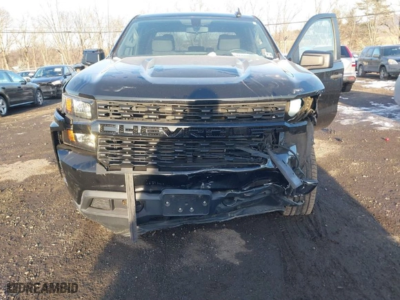 2020 Chevrolet Silverado 1500 Custom with VIN 3GCPYBEK9LG380470, listed as a IAAI auction lot 41152055 with 60,369 mi miles. Bid and sale history available at carsss.com. Image 6.