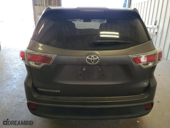 2016 Toyota Highlander LE with VIN 5TDZARFH6GS022405, listed as a Copart auction lot 51341905 with 138,898 mi miles and Salvage Title. Bid and sale history available at carsss.com. Image 6.