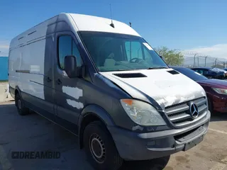 2013 Mercedes-Benz Sprinter Cargo with VIN WD3PE8CC8D5742900, listed as a IAAI auction lot 41764698 with 310,185 mi miles. Bid and sale history available at carsss.com. Image 1.