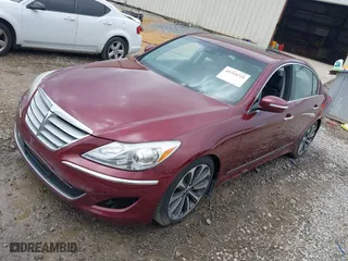 2013 Hyundai Genesis 5.0L R-Spec with VIN KMHGC4DH3DU240294, listed as a IAAI auction lot 41514721 with 137,269 mi miles. Bid and sale history available at carsss.com. Image 17.
