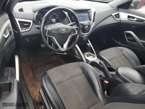 2014 Hyundai Veloster with VIN KMHTC6AD4EU216647, listed as a Copart auction lot 43772655 with 157,288 mi miles and Non Repairable. Bid and sale history available at carsss.com. Image 8.