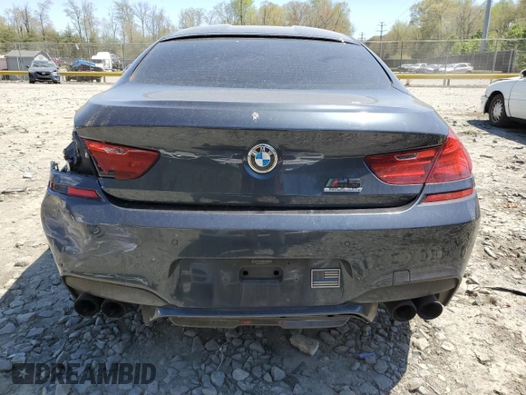 2016 BMW M6 with VIN WBS6E9C5XGG437084, listed as a Copart auction lot 53632315 with 108,151 mi miles and Salvage title. Bid and sale history available at DreamBid. Image 6.