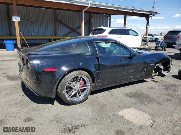 2008 Chevrolet Corvette Z06 with VIN 1G1YY26EX85121524, listed as a Copart auction lot 50619465 with 0 mi miles and Salvage Title. Bid and sale history available at carsss.com. Image 3.