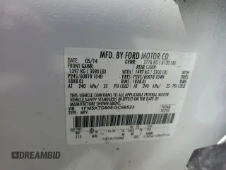 2014 Ford Explorer XLT with VIN 1FM5K7D80EGC58523, listed as a Copart auction lot 57431975 with 98,252 mi miles and Salvage title. Bid and sale history available at DreamBid. Image 14.