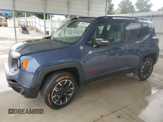 2023 Jeep Renegade Trailhawk z VIN ZACNJDC13PPP69205, wystawiony jako Copart lot #61237045 z przebiegiem 31 189 mil mil oraz Szkoda całkowita • Salvage title. Historia ofert i sprzedaży dostępna na DreamBid. Obrazek 1.