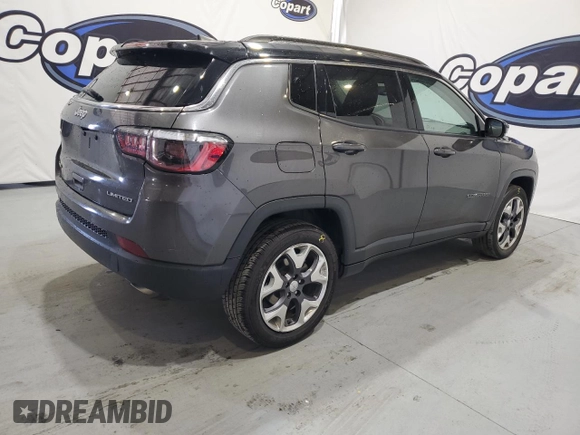 2021 Jeep Compass Limited with VIN 3C4NJDCB5MT599655, listed as a Copart auction lot 88767695 with 87,316 mi miles and Clean Title. Bid and sale history available at carsss.com. Image 3.