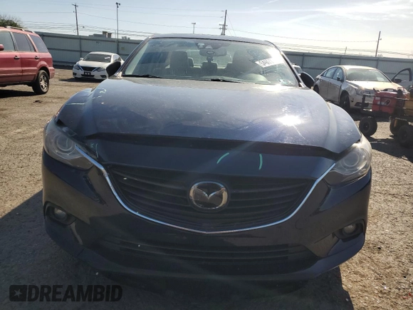 2015 Mazda 6 i Grand Touring with VIN JM1GJ1W54F1219695, listed as a Copart auction lot 54693755 with 125,314 mi miles and Salvage Title. Bid and sale history available at DreamBid. Image 5.