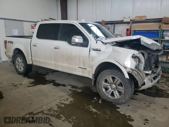 2018 Ford F-150 XL with VIN 1FTFW1E13JFD56117, listed as a Copart auction lot 50377485 with 0 mi miles and Salvage Title. Bid and sale history available at carsss.com. Image 4.