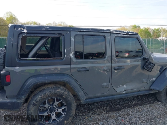 2019 Jeep Wrangler Unlimited Sport S with VIN 1C4HJXDG6KW578720, listed as a IAAI auction lot 42057153 with 65,719 mi miles and . Bid and sale history available at DreamBid. Image 18.