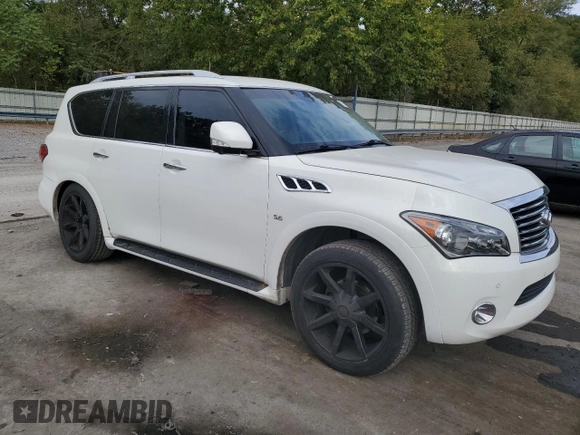 2014 Infiniti QX80 with VIN JN8AZ2NE5E9066948, listed as a Copart auction lot 72659834 with 145,387 mi miles and Clean Title. Bid and sale history available at carsss.com. Image 4.