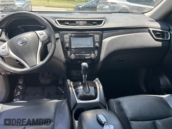 2015 Nissan Rogue SL with VIN 5N1AT2MVXFC762655, listed as a Copart auction lot 61840345 with 128,624 mi miles and Clean title. Bid and sale history available at DreamBid. Image 9.