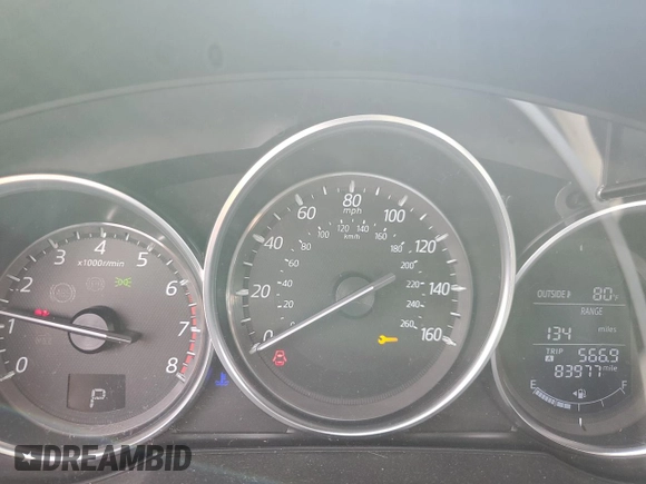 2016 Mazda CX-5 Touring with VIN JM3KE2CY1G0654434, listed as a Copart auction lot 48974115 with 83,977 mi miles and Salvage Title. Bid and sale history available at carsss.com. Image 9.