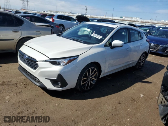 2024 Subaru Impreza Special Sports z VIN JF1GUAFC8R8910185, wystawiony jako Copart lot #50008575 z przebiegiem 563 mil mil oraz Szkoda całkowita • Salvage title. Historia ofert i sprzedaży dostępna na DreamBid. Obrazek 1.