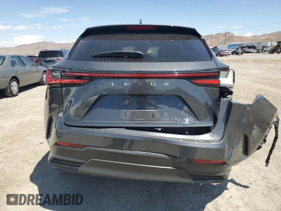 2022 Lexus NX with VIN 2T2AGCEZ1NC006942, listed as a Copart auction lot 66976584 with 37,541 mi miles and Salvage Title. Bid and sale history available at carsss.com. Image 6.