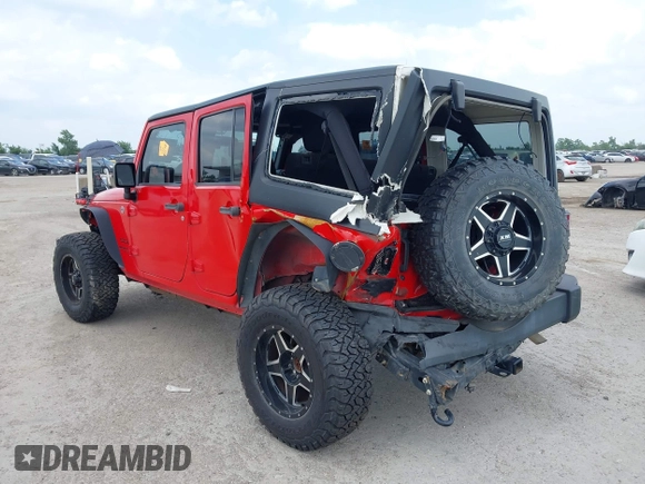 2015 Jeep Wrangler Unlimited Sport with VIN 1C4HJWDGXFL575918, listed as a IAAI auction lot 42349494 with Not provided miles and . Bid and sale history available at DreamBid. Image 3.
