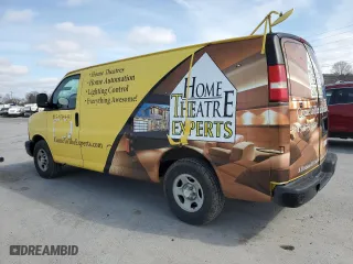 2008 Chevrolet Express Cargo Van with VIN 1GCFG15X381179884, listed as a Copart auction lot 45598335 with 302,445 mi miles and Clean Title. Bid and sale history available at carsss.com. Image 2.