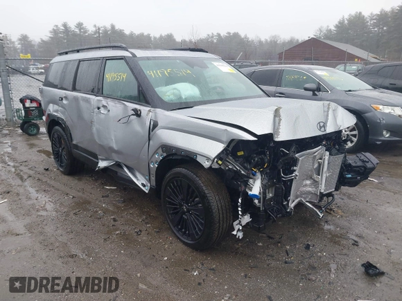 2024 Hyundai Santa Fe Calligraphy z VIN 5NMP5DG19RH009430, wystawiony jako IAAI lot #41195514 z przebiegiem 9 099 mil mil oraz . Historia ofert i sprzedaży dostępna na DreamBid. Obrazek 1.