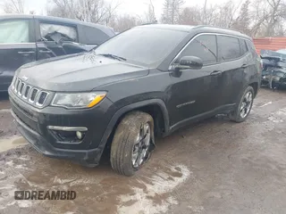 2020 Jeep Compass Limited with VIN 3C4NJDCB1LT146793, listed as a IAAI auction lot 41661239 with 91,148 mi miles and . Bid and sale history available at DreamBid. Image 2.