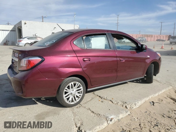 2022 Mitsubishi Mirage G4 ES with VIN ML32FUFJ1NHF07065, listed as a Copart auction lot 69940333 with 11,769 mi miles. Bid and sale history available at carsss.com. Image 3.