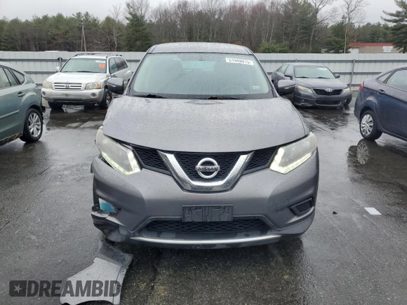 2015 Nissan Rogue SV with VIN KNMAT2MV7FP545416, listed as a Copart auction lot 51948015 with 138,476 mi miles and Salvage Title. Bid and sale history available at DreamBid. Image 5.
