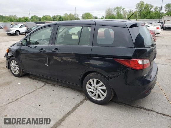 2015 Mazda 5 Sport with VIN JM1CW2BLXF0184094, listed as a Copart auction lot 56618405 with 98,757 mi miles and Salvage title. Bid and sale history available at DreamBid. Image 2.