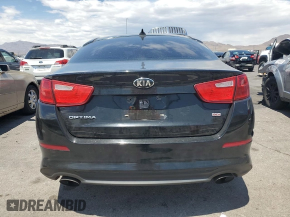 2015 Kia Optima LX with VIN 5XXGM4A77FG355230, listed as a Copart auction lot 55334165 with 123,567 mi miles and Clean title. Bid and sale history available at DreamBid. Image 6.