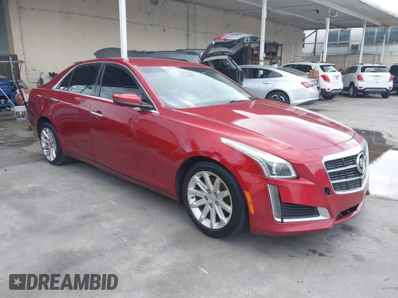 2014 Cadillac CTS Luxury RWD with VIN 1G6AR5SX6E0186302, listed as a IAAI auction lot 41733134 with 140,826 mi miles. Bid and sale history available at carsss.com. Image 1.