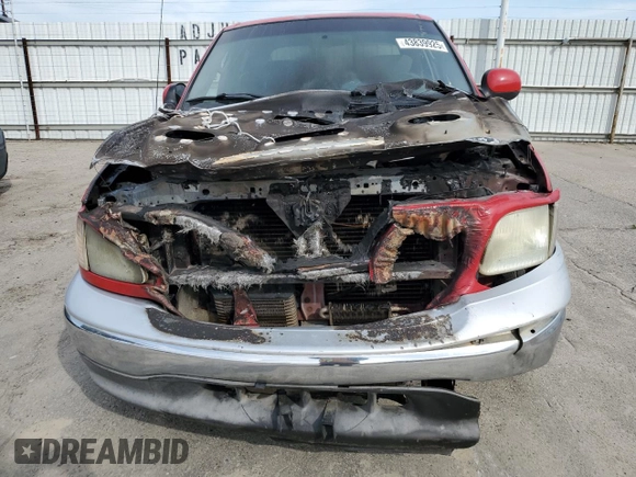 2003 Ford F-150 XLT with VIN 1FTRW07L73KC92115, listed as a Copart auction lot 43839925 with Not Provided miles and Salvage Title. Bid and sale history available at carsss.com. Image 5.