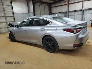 2022 Lexus ES 300h F Sport with VIN 58AGA1C1XNU014899, listed as a Copart auction lot 52629385 with Not provided miles and Salvage title. Bid and sale history available at DreamBid. Image 2.