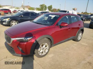 2021 Mazda CX-3 Sport with VIN JM1DKDB70M1504528, listed as a Copart auction lot 75355014 with 45,198 mi miles and Salvage Title. Bid and sale history available at carsss.com. Image 1.