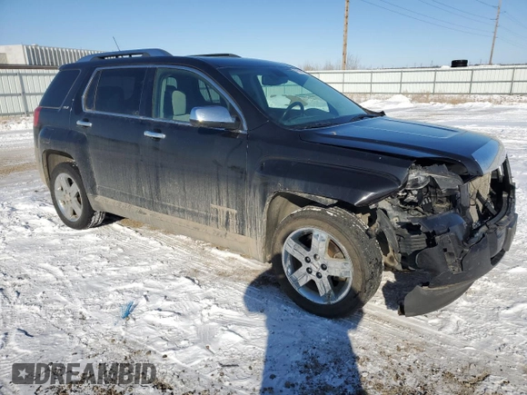 2011 GMC Terrain SLT-2 with VIN 2CTFLXEC4B6438659, listed as a Copart auction lot 44599775 with 206,169 mi miles and Salvage Title. Bid and sale history available at DreamBid. Image 4.