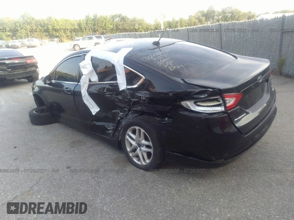 2014 Ford Fusion SE with VIN 1FA6P0HD6E5399946, listed as a IAAI auction lot 30662638 with 113,298 mi miles and . Bid and sale history available at DreamBid. Image 3.