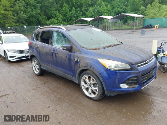 2016 Ford Escape Titanium with VIN 1FMCU9J95GUB65432, listed as a IAAI auction lot 42503176 with 96,362 mi miles and . Bid and sale history available at DreamBid. Image 1.