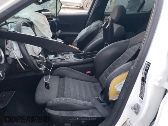 2020 Alfa Romeo Giulia Ti Sport z VIN ZARFAMBN1L7625922, wystawiony jako Copart lot #85744044 z przebiegiem Nie podano mil oraz Czysty tytuł • Clean title. Historia ofert i sprzedaży dostępna na DreamBid. Obrazek 7.