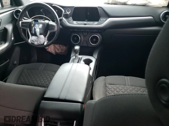 2020 Chevrolet Blazer LT with VIN 3GNKBCRSXLS550447, listed as a Copart auction lot 51762025 with 103,418 mi miles and Salvage title. Bid and sale history available at DreamBid. Image 8.