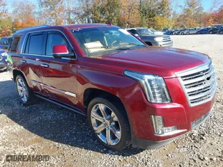 2016 Cadillac Escalade Platinum with VIN 1GYS4DKJ0GR432159, listed as a IAAI auction lot 40584303 with 1 mi miles. Bid and sale history available at carsss.com. Image 1.