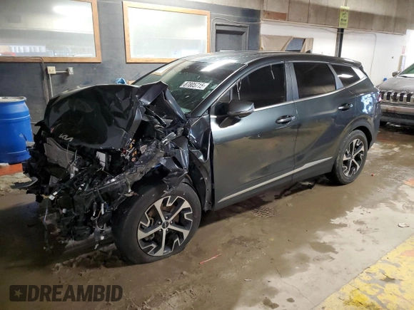 2023 Kia Sportage EX with VIN 5XYK33AF4PG038694, listed as a Copart auction lot 87805715 with 47,753 mi miles and Salvage title. Bid and sale history available at DreamBid. Image 1.