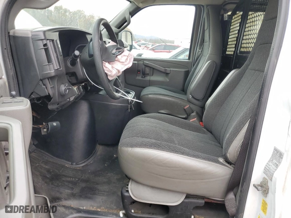 2021 GMC Savana Cargo Van with VIN 1GTW7AF77M1244907, listed as a Copart auction lot 87134374 with 190,139 mi miles and Salvage Title. Bid and sale history available at carsss.com. Image 7.