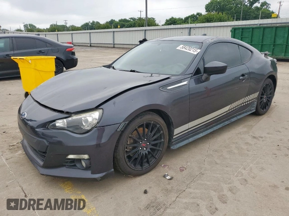2015 Subaru BRZ Limited with VIN JF1ZCAC16F8604984, listed as a Copart auction lot 58420215 with 122,530 mi miles and Salvage title. Bid and sale history available at DreamBid. Image 1.