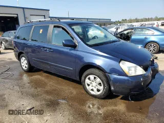 2007 Kia Sedona EX with VIN KNDMB233176180920, listed as a Copart auction lot 75413334 with Not Provided miles and Salvage Title. Bid and sale history available at carsss.com. Image 4.