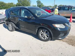 2015 Nissan Rogue S with VIN KNMAT2MT1FP586459, listed as a IAAI auction lot 40251580 with 109,513 mi miles and . Bid and sale history available at DreamBid. Image 1.