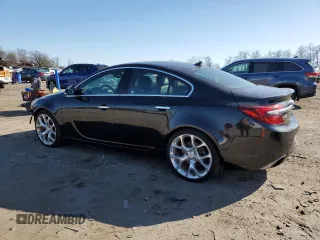 2014 Buick Regal GS with VIN 2G4GU5GX5E9257893, listed as a Copart auction lot 49737655 with 155,541 mi miles and Salvage Title. Bid and sale history available at DreamBid. Image 2.