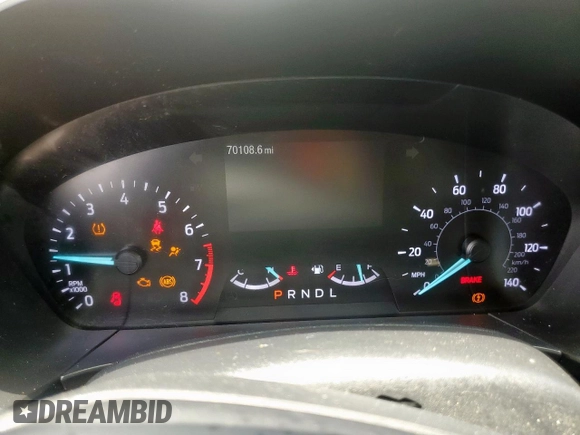 2020 Ford Escape SEL with VIN 1FMCU0H67LUA31684, listed as a Copart auction lot 63250425 with 70,108 mi miles and Salvage title. Bid and sale history available at DreamBid. Image 9.
