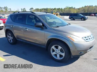 2003 Nissan Murano SL with VIN JN8AZ08T33W110622, listed as a IAAI auction lot 41846987 with 143,167 mi miles. Bid and sale history available at carsss.com. Image 1.