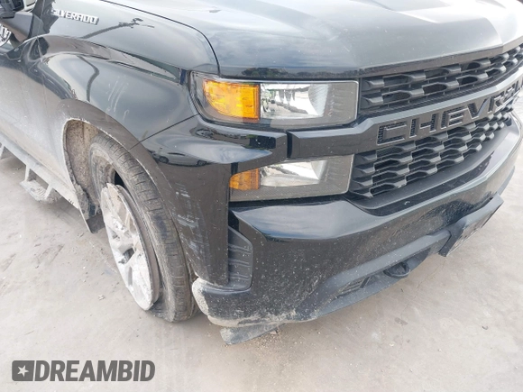 2020 Chevrolet Silverado 1500 Custom with VIN 3GCPWBEH0LG399936, listed as a IAAI auction lot 41586221 with 123,715 mi miles. Bid and sale history available at carsss.com. Image 6.