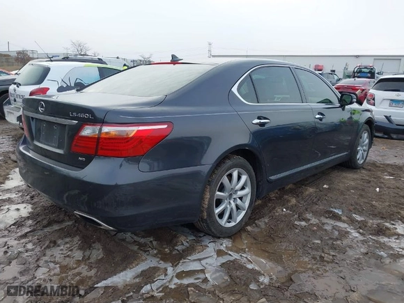 2010 Lexus LS 460 L with VIN JTHDL5EF8A5001127, listed as a IAAI auction lot 41242335 with NaN miles. Bid and sale history available at carsss.com. Image 4.